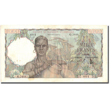 Biljet, Frans West Afrika, 1000 Francs, 1951, 1951-10-02, KM:42, TTB