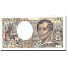 France, 200 Francs, Montesquieu, 1990, 1990, UNC(63), Fayette:70.10a, KM:155d