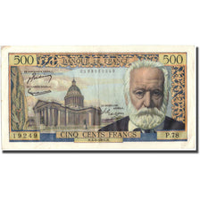 France, 500 Francs, Victor Hugo, 1955, 1955-08-04, EF(40-45), Fayette:35.5