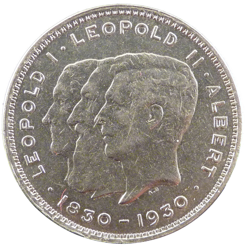 Albert I, Belgique, 10 Francs/ 2Belgas