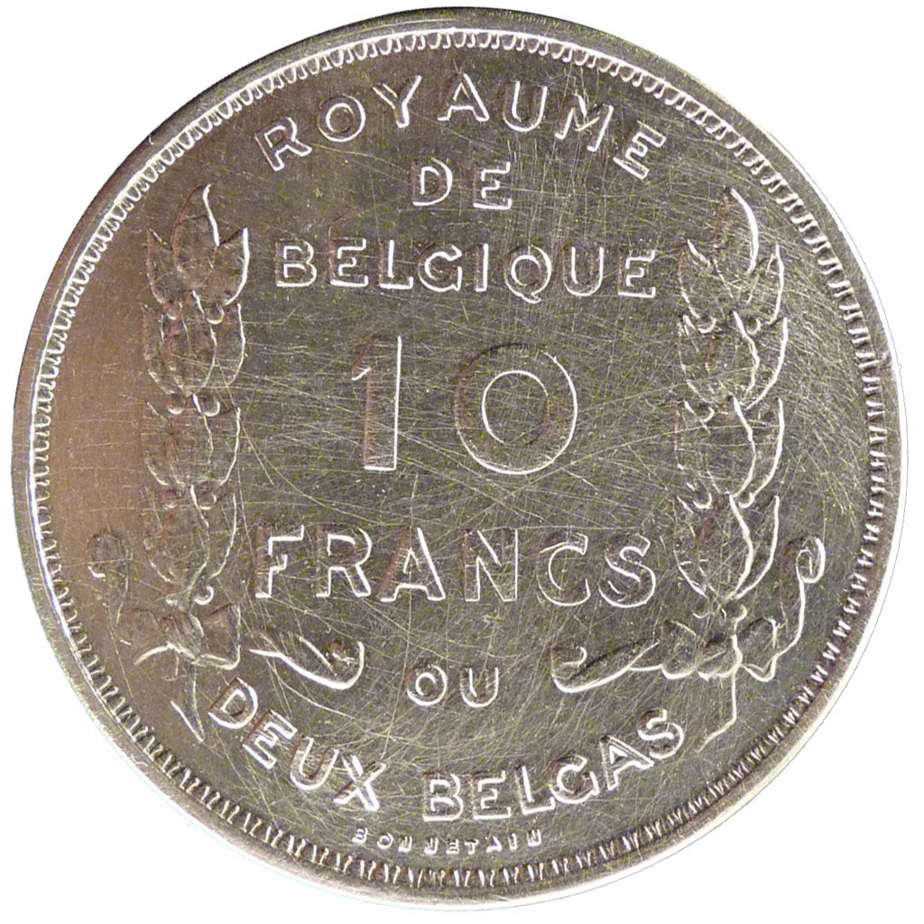 Albert I, Belgique, 10 Francs/ 2Belgas