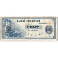 Banknote, FRENCH INDO-CHINA, 100 Piastres, KM:78a, VF(20-25)