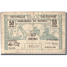 Banknote, New Caledonia, 50 Centimes, 1943, 1943-03-29, KM:54, VF(20-25)