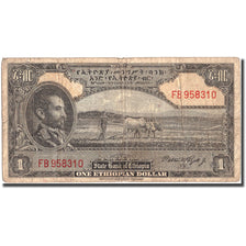Banconote, Etiopia, 1 Dollar, KM:12c, MB