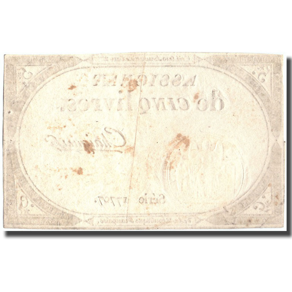 France, 5 Livres, 1791, Chaignet, TTB+, KM:A76