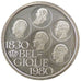 Belgium, 500 Francs, 1980, MS(63), Silver, 25.00