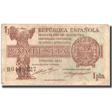 Banknote, Spain, 1 Peseta, 1937, 1937, KM:94, VF(30-35)