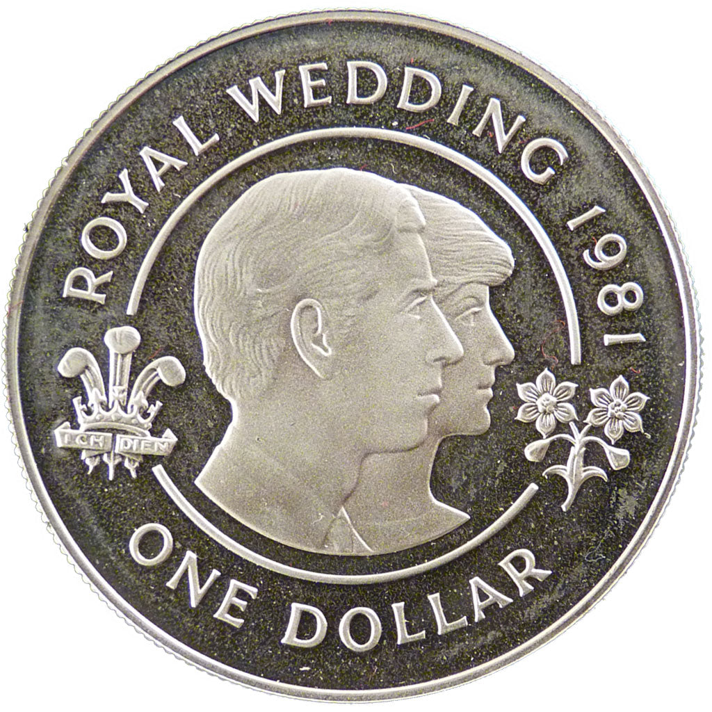 Bermuda, 1 Dollar, 1981, KM #28a, MS(65-70), Silver, 38.5, 27.90