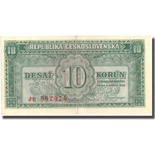 Banknote, Czechoslovakia, 10 Korun, 1950, 1950-04-04, KM:60a, EF(40-45)