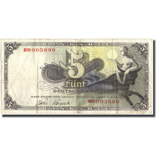Banknote, GERMANY - FEDERAL REPUBLIC, 5 Deutsche Mark, 1948, 1948-12-09, KM:13g
