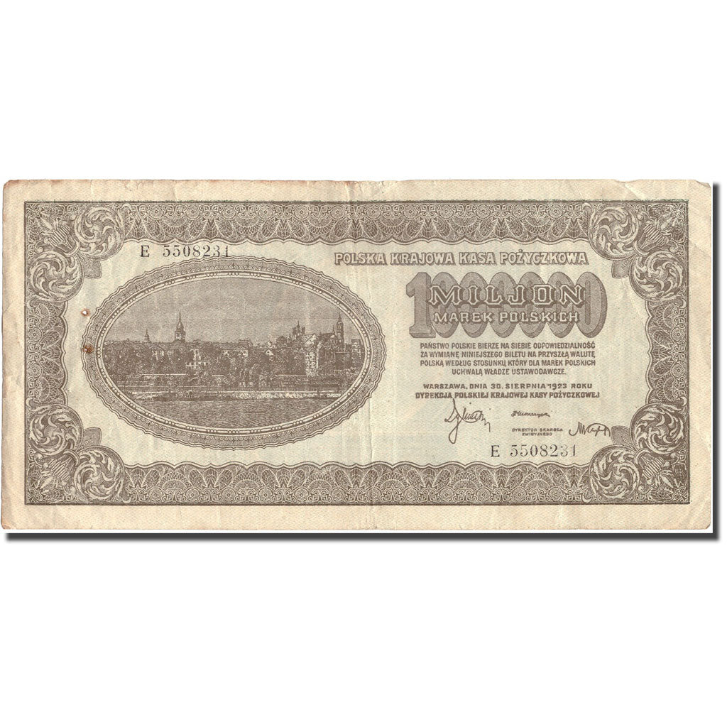 Banconote, Polonia, 1,000,000 Marek, 1923, 1923, KM:37, MB