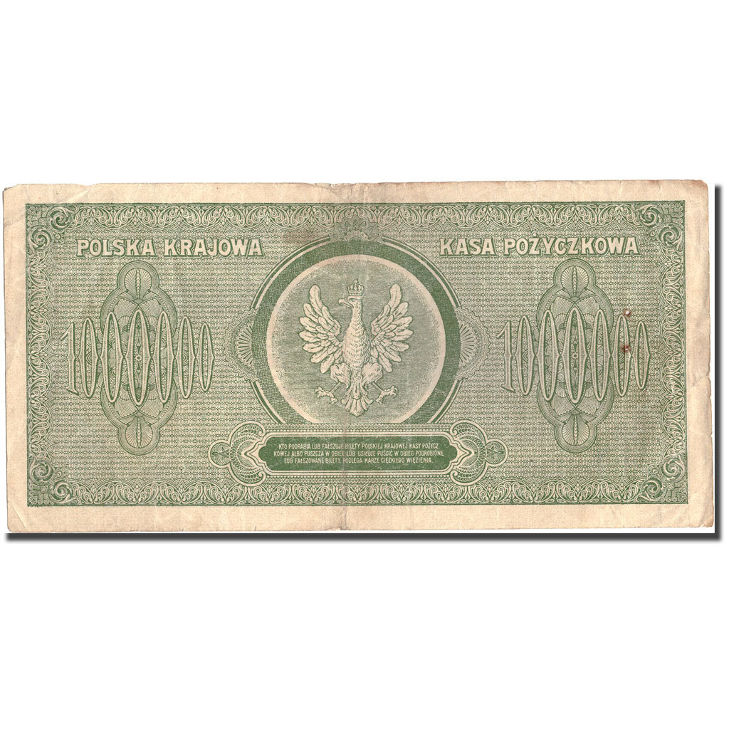 Banconote, Polonia, 1,000,000 Marek, 1923, 1923, KM:37, MB