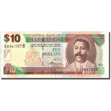 Banknot, Barbados, 10 Dollars, 2012, 2012-05-02, KM:68c, EF(40-45)
