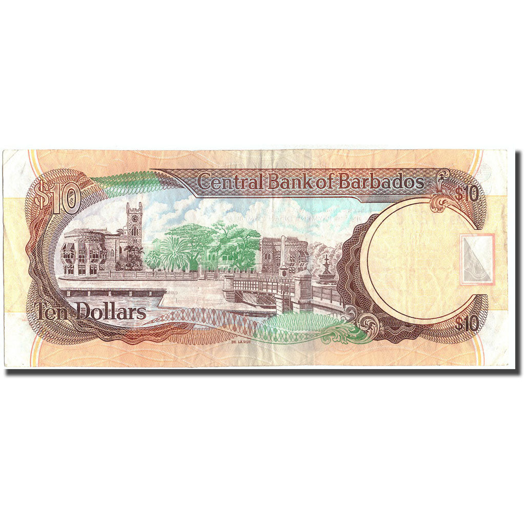 Banconote, Barbados, 10 Dollars, 2012, 2012-05-02, KM:68c, BB