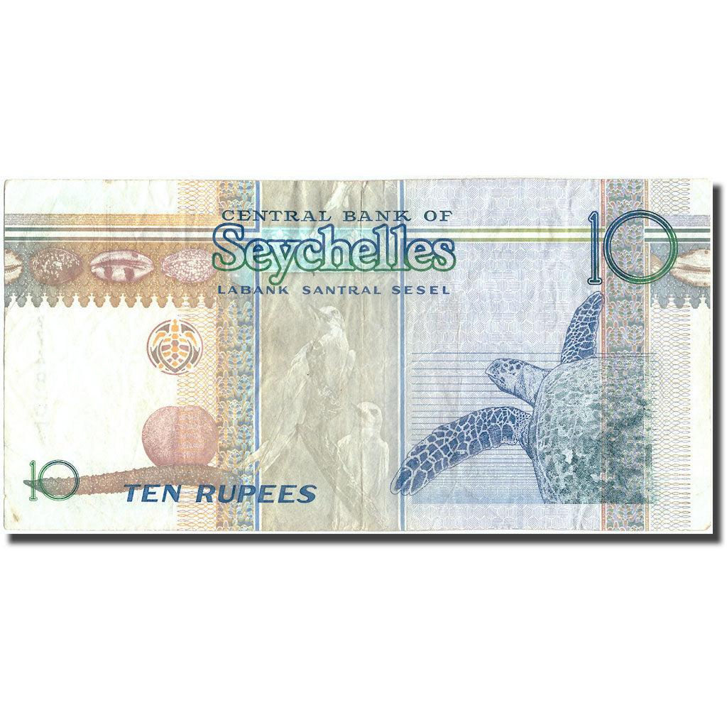 Banconote, Seychelles, 10 Rupees, KM:36a, BB