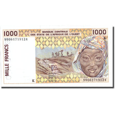 Banknote, West African States, 1000 Francs, KM:711Ki, AU(55-58)