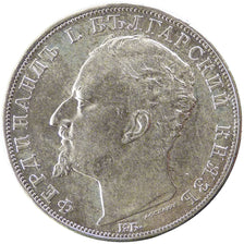 Bulgaria, 5 Leva, 1894, Kormoczbanya, KM #18, AU(55-58), Silver, 25.00