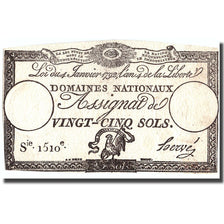 France, 25 Sols, 1792, 1792-01-04, UNC(60-62), KM:A55
