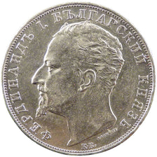 Bulgaria, 5 Leva, 1894, Kormoczbanya, KM #18, AU(55-58), Silver, 24.90