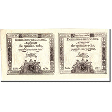 France, 2x15 Sols, 1792, 1792-10-24, SUP, KM:A69a