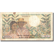 Banknote, Madagascar, 1000 Francs = 200 Ariary, KM:59a, VF(20-25)