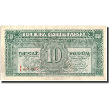 Banconote, Cecoslovacchia, 10 Korun, KM:60s, BB