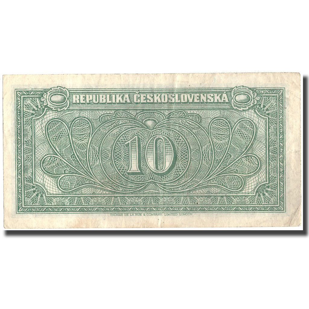 Banconote, Cecoslovacchia, 10 Korun, KM:60s, BB