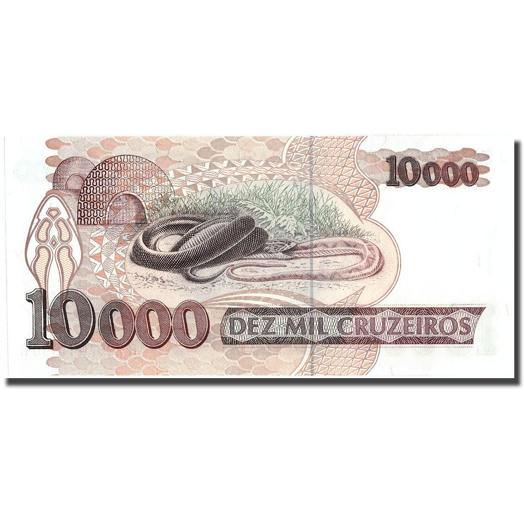 Billete, 10,000 Cruzeiros, Brasil, KM:233c, UNC
