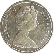 Canada, 1 Dollar, 1966, KM #64.1, MS(60-62), Silver, 36, 23.40