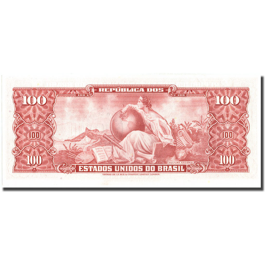 Banknote, Brazil, 10 Centavos on 100 Cruzeiros, KM:185a, UNC(65-70)