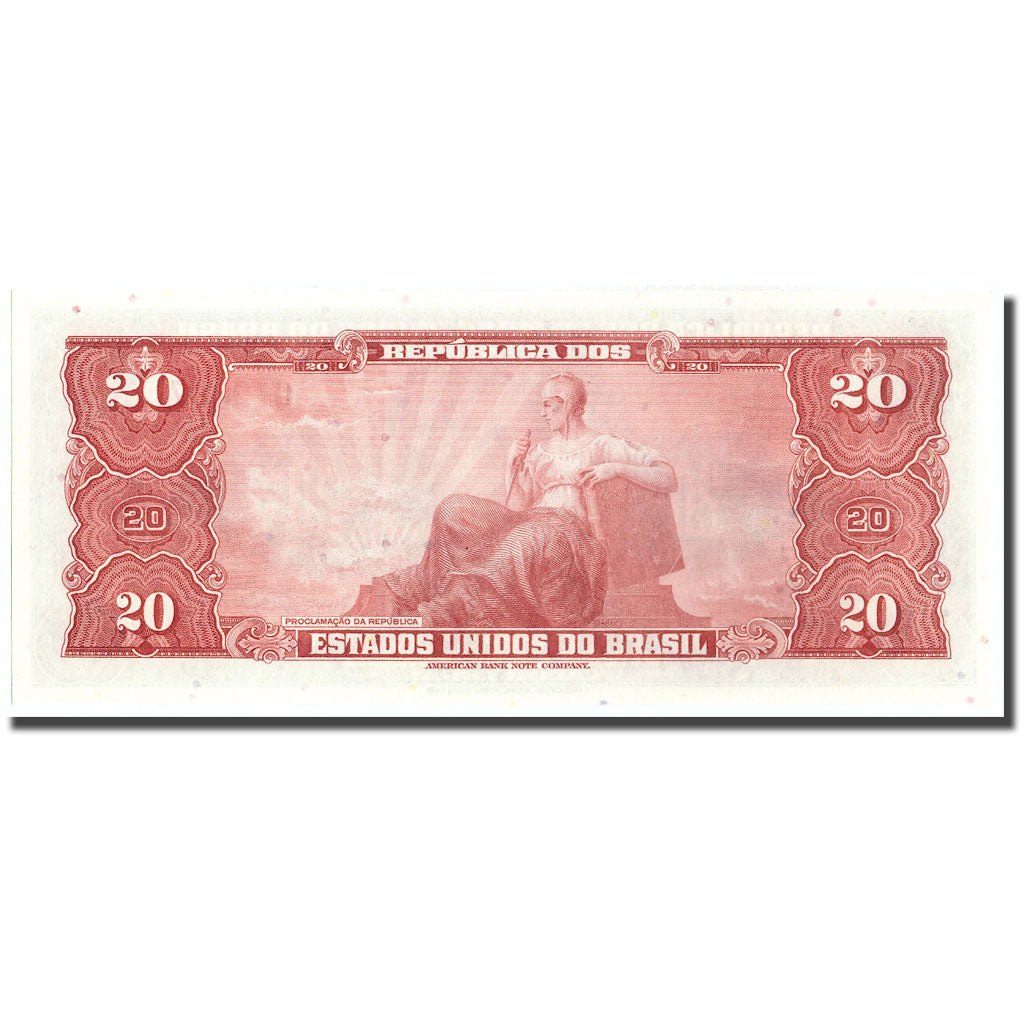 Banknote, Brazil, 20 Cruzeiros, KM:168a, UNC(65-70)
