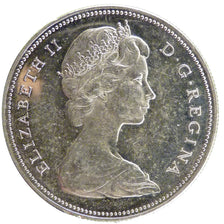 Canada, 1 Dollar, 1966, KM #64.1, MS(60-62), Silver, 36, 23.30