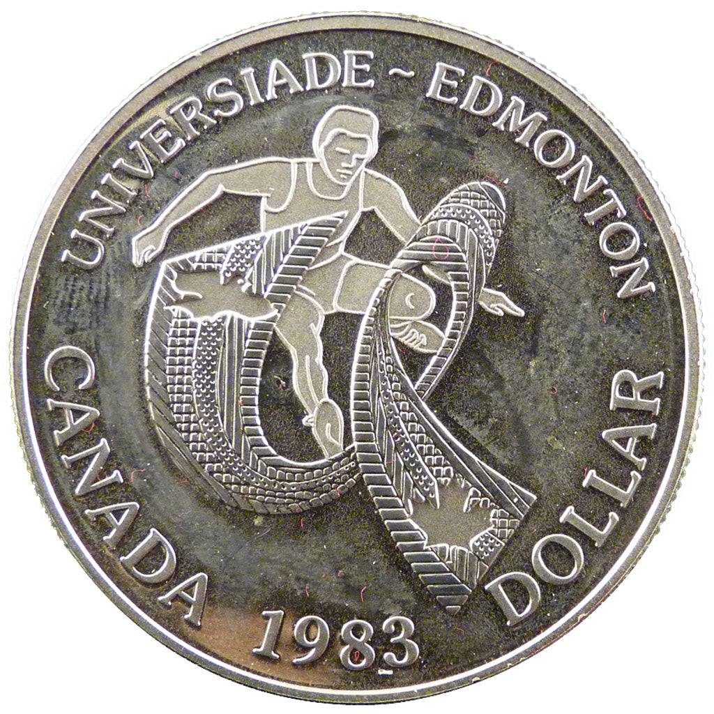 Canada, 1 Dollar, 1983, KM #138, MS(60-62), Silver, 36, 22.90