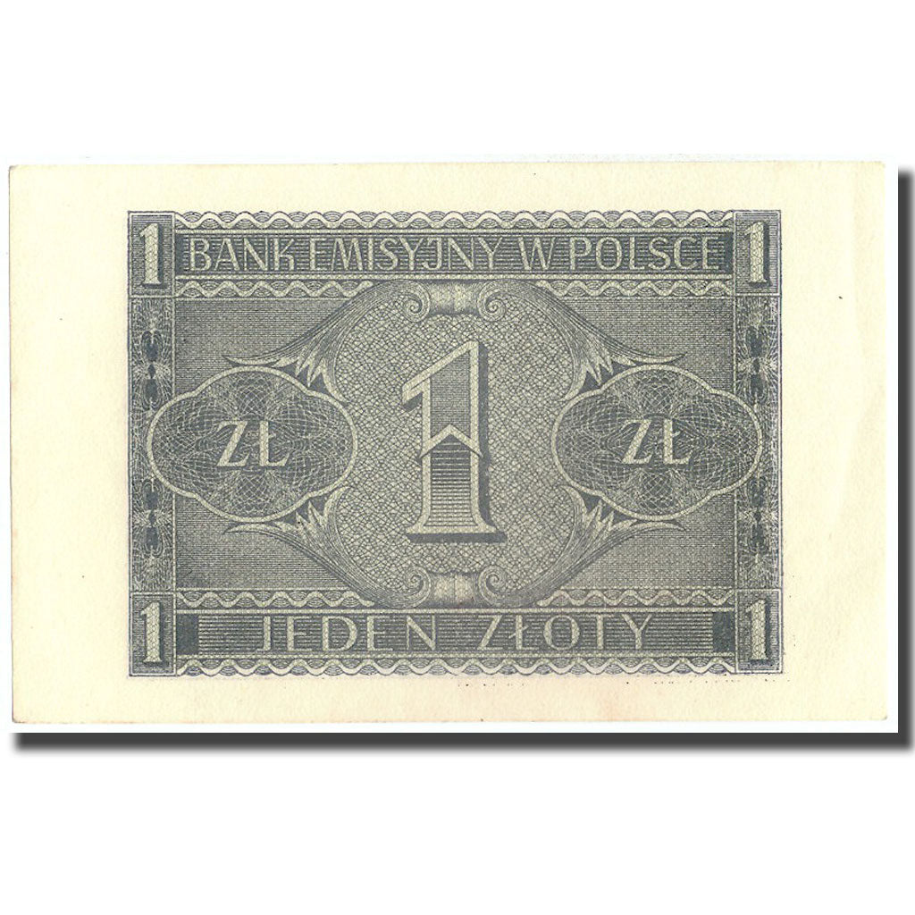 Banconote, Polonia, 1 Zloty, 1941, 1941, KM:99, SPL-