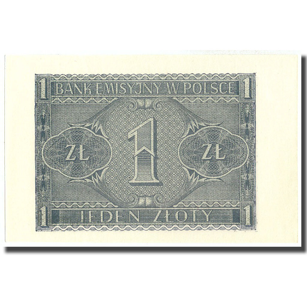 Banknote, Poland, 1 Zloty, 1941, 1941, KM:99, UNC(65-70)