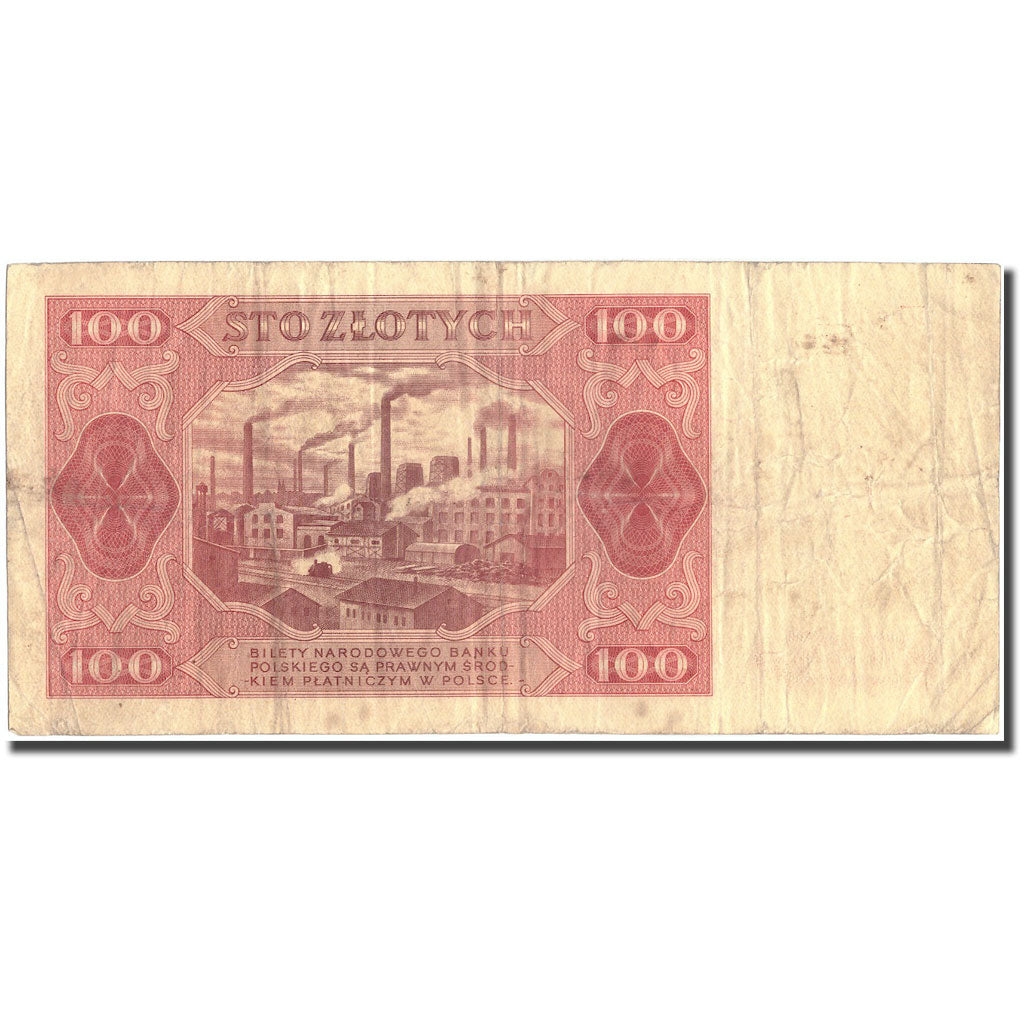 Banknote, Poland, 100 Zlotych, 1948, 1948, KM:139a, EF(40-45)