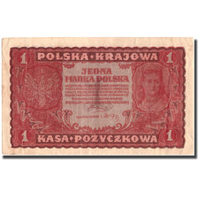 Biljet, Polen, 1 Marka, 1919, 1919, KM:23, TTB+