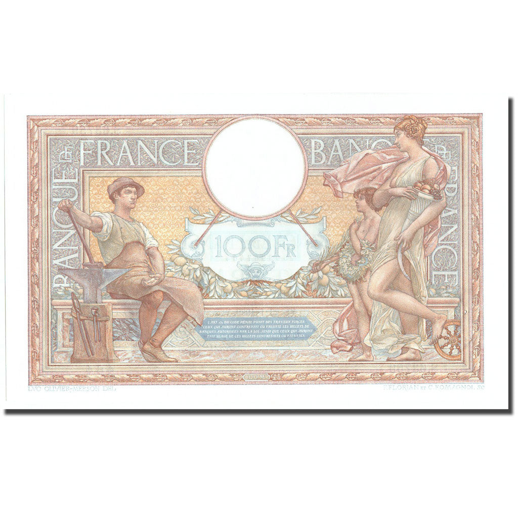 France, 100 Francs, Luc Olivier Merson, 1939, 1939-01-26, SPL, Fayette:25.40