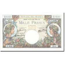 France, 1000 Francs, Commerce et Industrie, 1944, 1944-07-20, UNC(64)