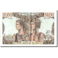 Frankreich, 5000 Francs, Terre et Mer, 1953, 1953-01-02, VZ, Fayette:48.8