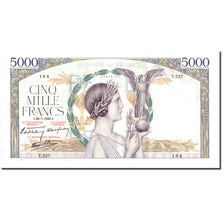 França, 5000 Francs, Victoire, 1939, 1939-07-20, UNC(63), Fayette:46.8, KM:97b