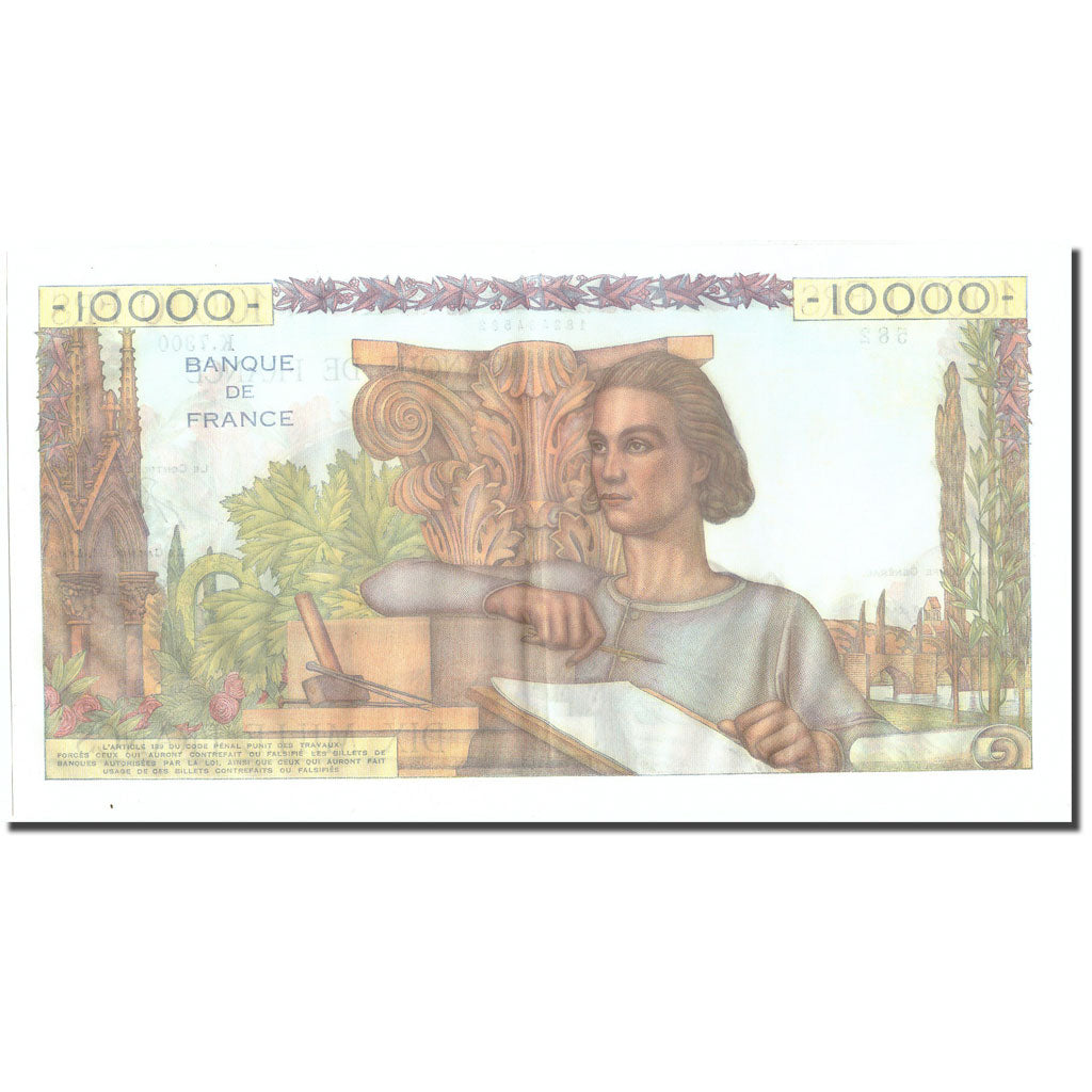 Francia, 10,000 Francs, Génie Français, 1954, 1954-07-01, EBC+, Fayette:50.71