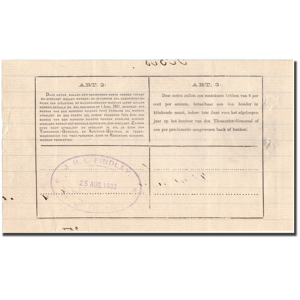 Billet, Afrique du Sud, 1 Pound, 1902, 1902-05-01, KM:66, TB+