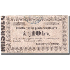 Banknote, Hungary, 10 Krajczar, 1860, 1860-10-12, EF(40-45)