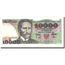 Banknote, Poland, 10,000 Zlotych, 1988, 1988, KM:151b, UNC(65-70)