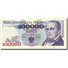 Billet, Pologne, 100,000 Zlotych, 1993, 1993-11-16, KM:160a, TTB