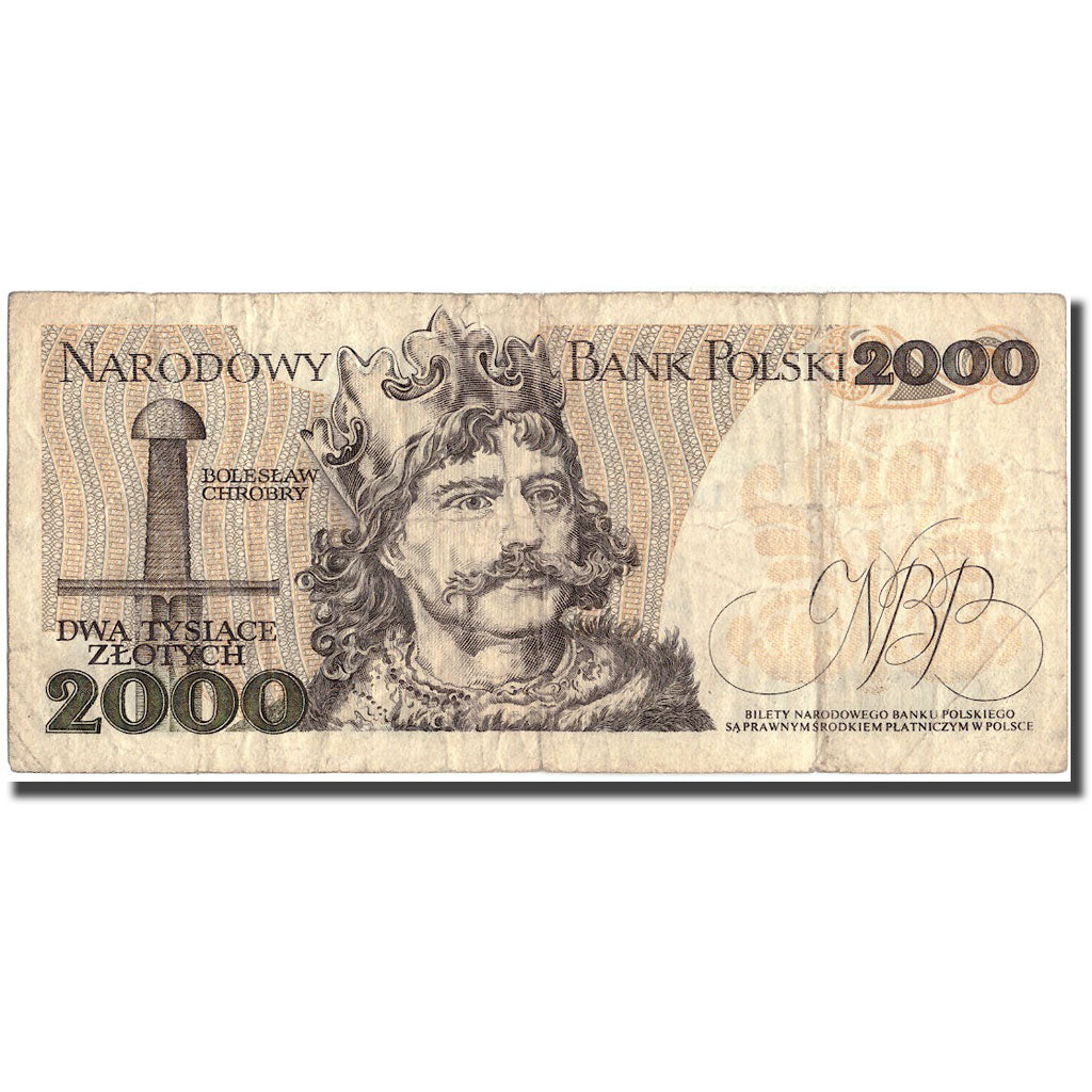 Banknote, Poland, 2000 Zlotych, 1979, 1979-06-01, KM:147b, VF(20-25)