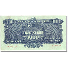 Banknote, Czechoslovakia, 1000 Korun, 1944, 1944, Specimen, KM:57s, UNC(60-62)