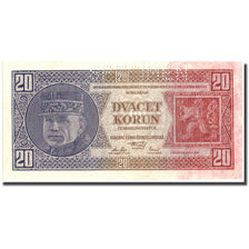 Banknot, Czechosłowacja, 20 Korun, 1926, 1926, KM:21s, UNC(60-62)