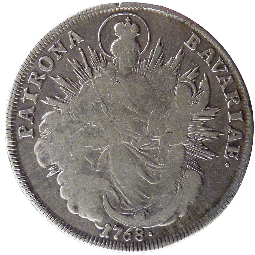 Germany, Thaler, 1768, KM #234.1, VF(30-35), Silver, 27.50